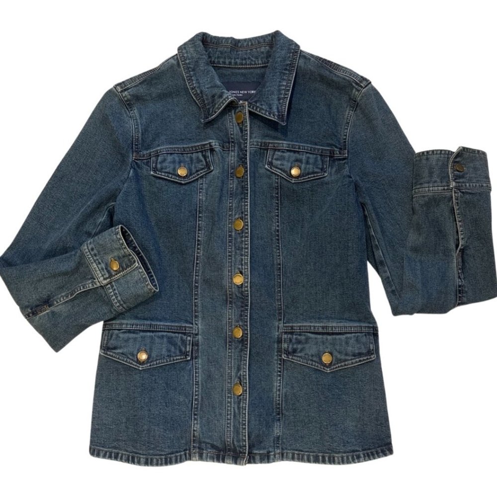 Jones New York Signature Women’s Jean Jacket (size M)
